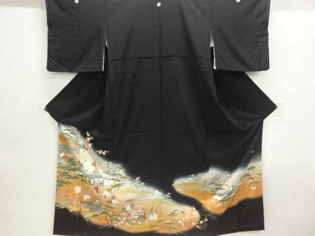 JAPANESE KIMONO / TOMESODE / PEOPLE IN THE PAST / ARTIST WORK